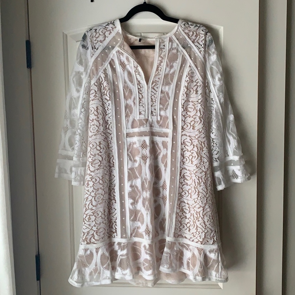 BCBG Maxazria white dress